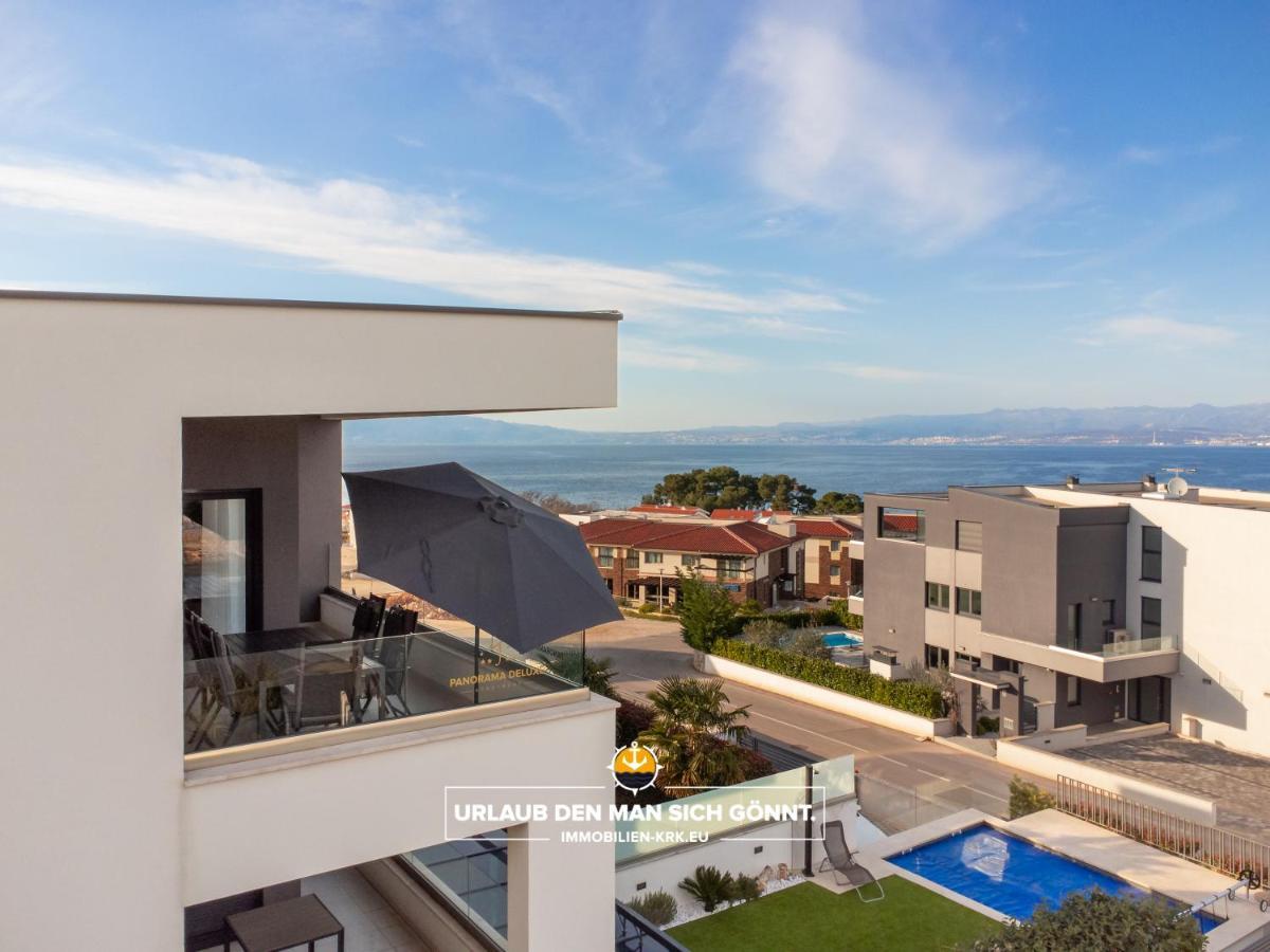 Penthouse Panorama Deluxe In Malinska Apartment Exterior photo